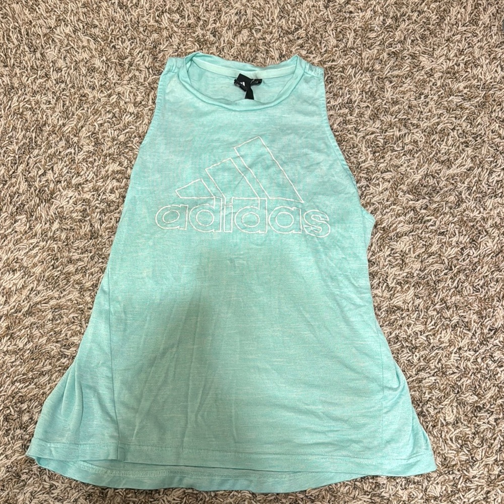 Adidas Light Blue Tank Top